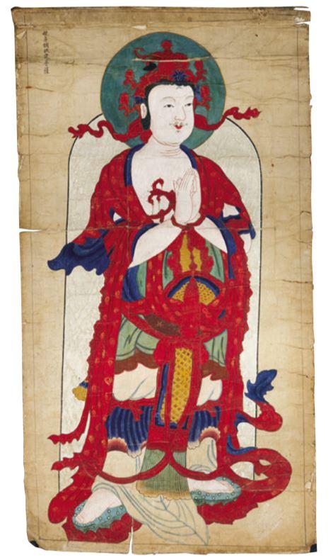 흥천사 도량장엄번 사보살도(현신조복애보살)