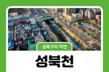 [성북구의 자연] 성북천, 주민들의 삶과 함께 흐르다